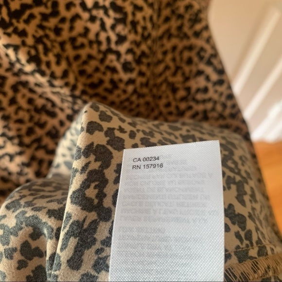 H by Halston Leopard Twisted Neck Dress - Picture 8 of 8